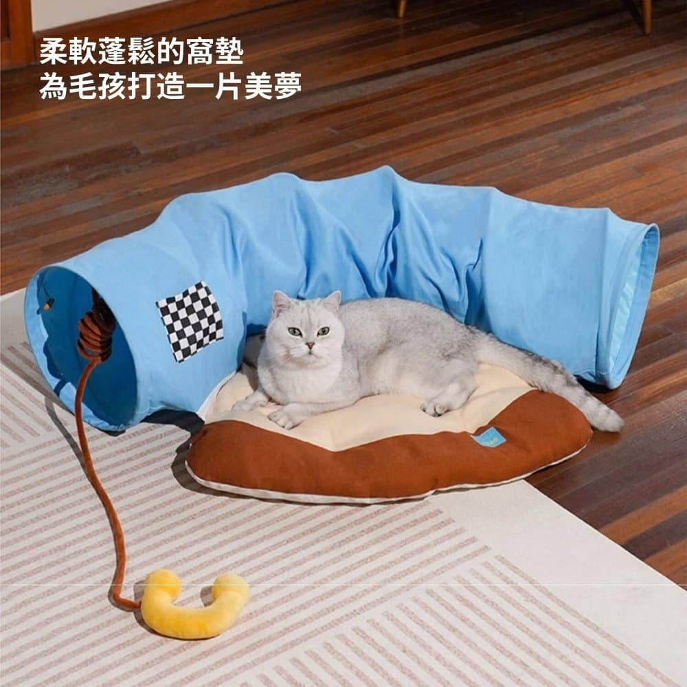 【ZEZE 哲哲】復古電話寵物隧道床:圖片 4