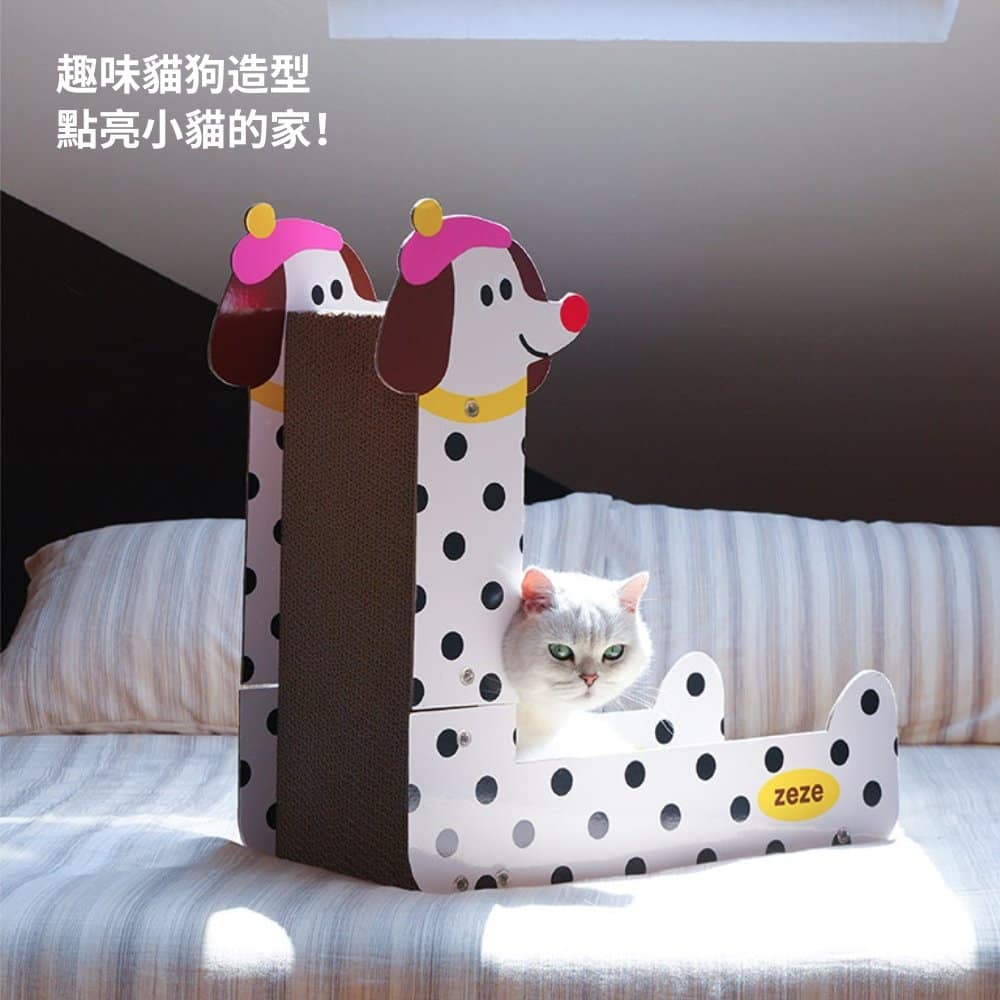 【zeze 哲哲】麥丁犬直立瓦楞紙抓板:圖片 4