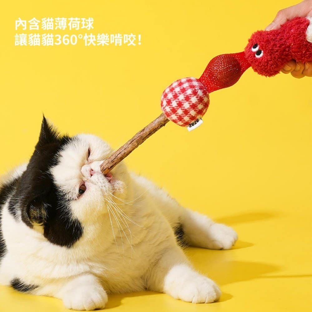 【zeze 哲哲】糖葫蘆貓薄荷球玩具:圖片 6