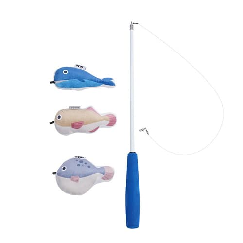 【zeze 哲哲】數碼魚逗貓棒(B款)