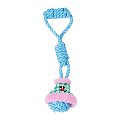 【zeze 哲哲】手提燈繩結玩具(粉綠)