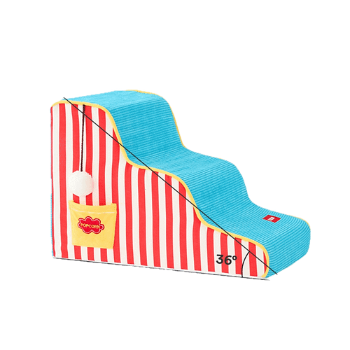 【ZEZE 哲哲】爆米花寵物階梯(三階)